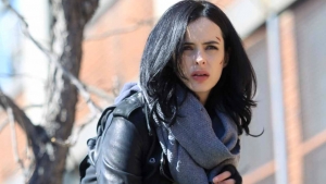 NEW YORK, NY - MARCH 10: Krysten Ritter filming "Jessica Jones" on March 10, 2015 in New York City. (Photo by Steve Sands/GC Images)